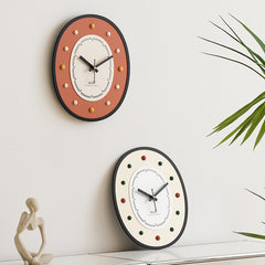 Yickyue New Aesthetic Wall Clock Modern Funny Personalized Living Room Wall Watch Quartz Silent Elegant Reloj De Pared Home Design