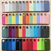Official Original Silicone Case For iPhone 12 13 Pro Max Mini SE 7 8 Plus Case For Apple iPhone 11 13 Pro XS Max X XR Cover