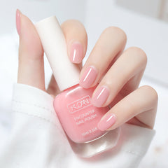 YICKYUE - 10ml Water Go Through Cruelty-free Can be Peel off Vegan Muslim Halal Nail Polish