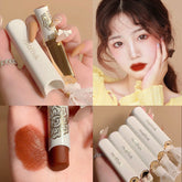 Yickyue Silky Matte Lipstick Comestic Nude Vintage Lace Lip Gloss Nonstick Cup Moisturizing Waterproof Long Lasting Sexy Red Lip Makeup