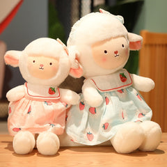 1pc 35/45cm Lovely Dressing Sheep Plush Toys Kawaii Alpaca Dolls Stuffed Soft Cute Animal Pillow for Kids Baby Birthday Gift