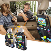 Car Universal Seat Back Organizer Multi-Pocket Storage Bag Tablet Holder Automobiles Interior Accessory Stowing Tidying