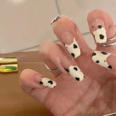 Cute Cow Handmade Press On Nails