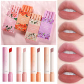 4Pcs Liquid Lipstick Set Matte Sex Lip Gloss Velvet Non-stick Lip Glaze Moisturising Lasting Lip Makeup Cosmetics For Women