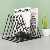 Nordic Style Creative Triangle Heart Shaped Metal Bookends Book Support Stand Desk Organizer Storage Holder Shelf