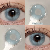 2pcs Prescription Colored Contact Lenses for Eyes Violet Lenses Beauty Pupils Myopia Eye Color Lenses Natural Blue Lens