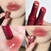 Yickyue Waterproof Jelly Solid Lipstick Pen Mirror Watergloss Lip Glaze Moisturizing Sexy Lip Plumper Long-lasting Lips Makeup Cosmetic
