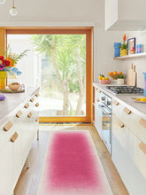 YICKYUE - Gradient Pink Art Carpet Luxurious Large-area Living Room Decoration Carpets Comfortable Refreshing Bedroom Rug Balcony Rugs 양탄자