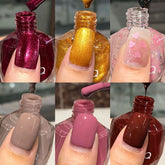 YICKYUE - 45 Color Quick Dry Waterproof Glitter Pink Nail Polish