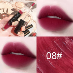 Bulk Lip Gloss Nude Color Velvet Lipstick Liquid Lips Tint Waterproof Long Lasting Sexy Brown Red Matte Lipgloss Cosmetic