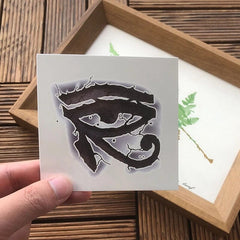 3D Black Devil Eye Tattoo Sticker Eye Symbol Body Art Decoration Cool Waterproof Lasting Temporary Tattoo Sticker Men Women