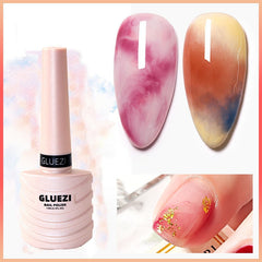 15ml Clear Blossom Gel Nail Polish Gradient Blossoming Smook Effect Watercolor Nail Gel Soak Off UV Functional Nail Gel