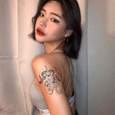YICKYUE - 2pcs Waterproof Temporary Tattoo Sticker Animal Pattern Disposable Tattoo Sticker Women Durable Stickers Simulated Tattoo