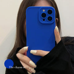 Blue Jane phone case for iphone 13 mini x xr xsmax 7 8 plus 11 12 pro max shockproof silicone soft protective cover capa conque
