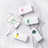 Portable Pill Box Travel Pill Case Medicine Box Travel Weekly Medicine Health Travel Case Holder Mini Cute Plastic Pill Box
