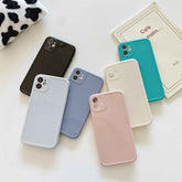 Macaron candy phone case for iphone 11 XR XS MAX 7 Plus 8 plus 11 Pro Max case soft silicone Protection cover funda coque back