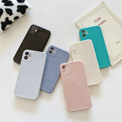 Macaron candy phone case for iphone 11 XR XS MAX 7 Plus 8 plus 11 Pro Max case soft silicone Protection cover funda coque back