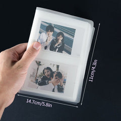 Transparent Photo Album Mini Polaroid Album Photo Card Train Ticket Card Collection Book Jewelry Card Collection Album