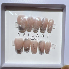 Mirror Handmade Press On Nails