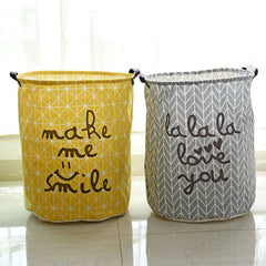 Home Storage Basket Fabric Folding Pants Socks Dirty Clothes Basket Toy Storage Bag Environmentally Friendly Bedroom Organizer
