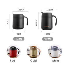 Coffee Mug Vacuum Stainless Steel 304 Leak-Proof Thermos Travel Thermal Cup Filter Hot & Cool RR2092