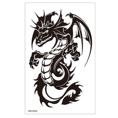 24 Designs Waterproof Temporary Tattoo Stickers Ghost Face Clown Queen Nine Tailed Fox Waterproof Tattoo Sticker For Men Women