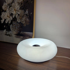 YICKYUE - Bauhaus table lamp USB plug bedroom bedside lamp living room dining room decoration donut ambient light