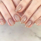 Yickyue Short French Glitter Pink Fake Nails Press on Set Sequin Cute Nail Art Reusable Fake Nails Acrylic Full Cover Tips with Glue