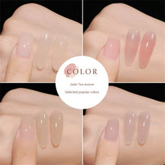 YICKYUE - 15ml Jelly Gel Nail Polish Nude Color Semi-transparent Nail Polish Semi-permanent Varnish UV LED Gel for Nail Art Manicure