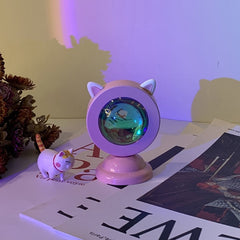 Kawaii Sunset Light Photo prop Desktop Atmosphere Sunset Dawn Light Bedroom Projection Rainbow Table Lamp Decoration Night Light