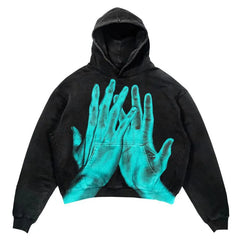 Hearujoy Y2K Fashion Autumn and Winter Printed Washed Distressed Pullover Long Sleeve Sweater for Men and Women