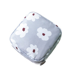 OYOREFD Waterproof Tampon Storage Bag Cute Sanitary Pad Pouches Portable Makeup Lipstick Key Earphone Data Cables Organizer