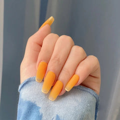 24pcs Small Heart Design Long Wearable Fake Nails Butterfly Bowknot Fairy Girl Summer Cloud Image Hand Decoration Z1345