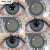 2pcs/pair Popular Colored Contact Lenses for Eyes Natural Color Pupils Eye Color Lenses Fashion Makeup Pink Blue Lenses