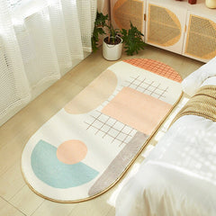 Bubble Kiss Lambs Wool Rugs Oval Moranti Design Thicker Soft Carpets For Living Room Bedroom Beside Floor Mat Warm Home Decor