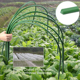 YICKYUE Greenhouse Hoop Plant Support Stakes Vine Climbing Plastic Coated Steel Pipe Arch Rack Vegetables Growth Garden Accessories
