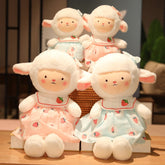 1pc 35/45cm Lovely Dressing Sheep Plush Toys Kawaii Alpaca Dolls Stuffed Soft Cute Animal Pillow for Kids Baby Birthday Gift