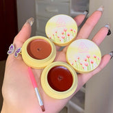 Yickyue Cappuvini New Tulip Matte Lip Mud Nude Makeup Lasts Long-lasting Non-fading Non-stick Cup Student Natural Lip Makeup