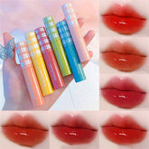 ELECOOL Red Mirror Water Lip Gloss Lip Glaze Transparent Lip Glaze Waterproof Moisturize Liquid Lipstick Lip Tint Korean Makeup