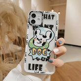 Nice dog phone case for iphone 11 12 mini pro max xsmax 8 plus x 7 xr cute cartoon animal original cases shell cover capa