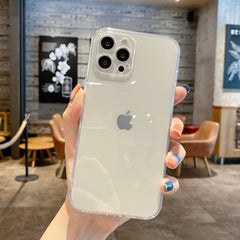 Luxury Transparent Silicone Shockproof Phone Case For iPhone 11 12 Pro Max Mini X Xs XR 7 8 Plus SE 2 2022 Lens Protection Cover