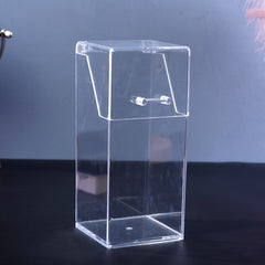 Clear Makeup Brush Storage Box Cosmetic Organizer Plastic Box Lipstick Display Rack Storage Bucket Acrylic Bathroom Accessories