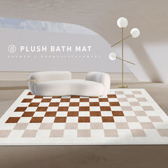 Plain Simple Living Room Sofa Coffee Table Carpet Minimalist Bedroom Bedside Carpets Home Kitchen Mat Machine Washable Bath Mats