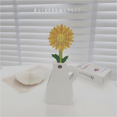 * Mushrooms 9527 *Korea Creative Flower Calendar 2022 Year of The Tiger Calendar Vase Shape Decorative Gifts Ornaments Paper