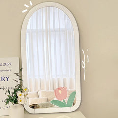 YICKYUE - Makeup Modern Mirror Aesthetic Living Room Garden Shower Bathroom Luxury Makeup Mirror Large Bedroom Spiegels Home Decoration