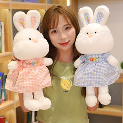 50/65cm Cute Fat Rabbit with Skirt Plush Toy Cartoon Animal Bunny Plush Doll Soft Filled Baby Children Appease Birthday Gifts