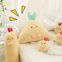 Cute Cartoon Sumikko Gurashi Pendant Shrimp Long Body Tempura Pillow Soft Stuffed Cushion Kids Girls Christmas Present