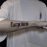 Waterproof Temporary Tattoo Sticker Gothic Letter Design Body Art Fake Tattoo Flash Tattoo Arm Male Female