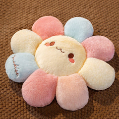 Lovely Smiley Sun Flower Cartoon Plush Throw Pillow Chair Cushion Home Decor Living Sofa Cushions Bedroom Bed Decorative Pillows