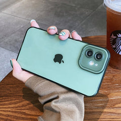 Luxury Transparent Silicone Shockproof Soft Case For iPhone 13 12 11 Pro Max Mini X Xs XR Lens Protection Clear Back Cover Capa